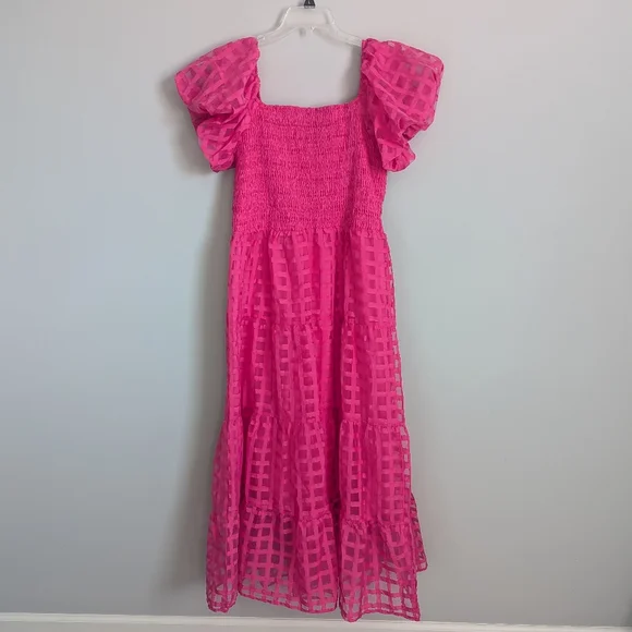Pretty Garden Pink Maxi Dress - Picture 5 of 11